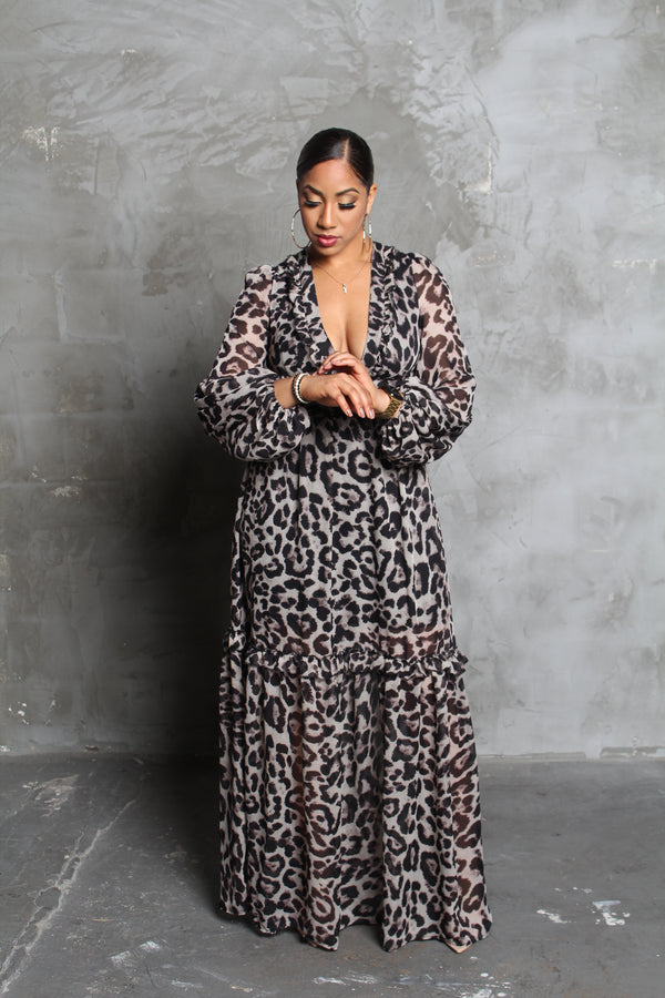 Wildly Sophisticated Cut Out Maxi Dress